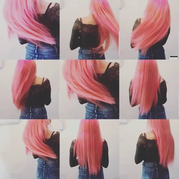 Pink hair